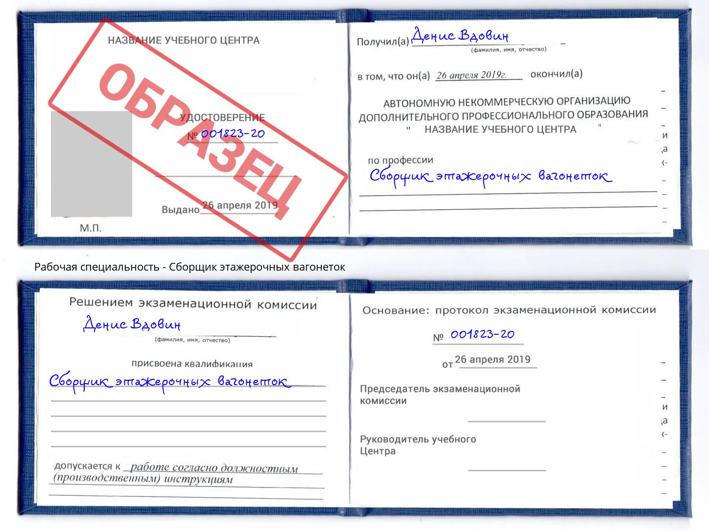Сборщик этажерочных вагонеток Новокубанск